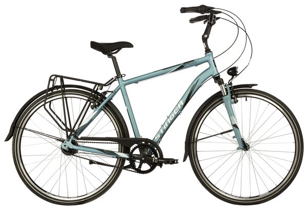 Велосипед STINGER 700C VANCOUVER STD синий, алюминий, размер 52